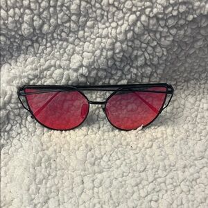 Stylish Black and Pink Sunglasses